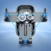 Автодержатель Baseus Metal Age Go гравитационный на дефлектор серый (6932172678746)