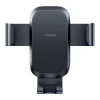 Автотримач Baseus Metal Age Go гравітаційний на дефлектор Black (6932172678753)