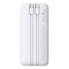Powerbank Baseus Lipow 20000mAh 22.5W з двома вбудованими кабелями з додатковим кабелем Baseus Simple USB-A - USB-C 20cm білий (P10079102213-00)