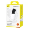 Powerbank Baseus Lipow 20000mAh 22.5W з двома вбудованими кабелями з додатковим кабелем Baseus Simple USB-A - USB-C 20cm білий (P10079102213-00)