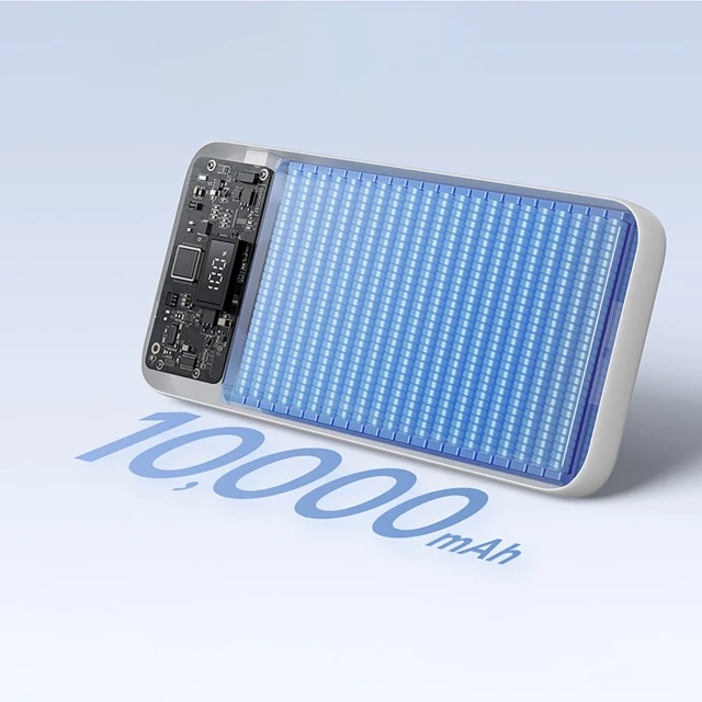 Powerbank Baseus Lipow 10000mAh 22.5W з двома вбудованими кабелями з кабелем Baseus Simple USB-A - USB-C 20cm білий (P10079101213-00)