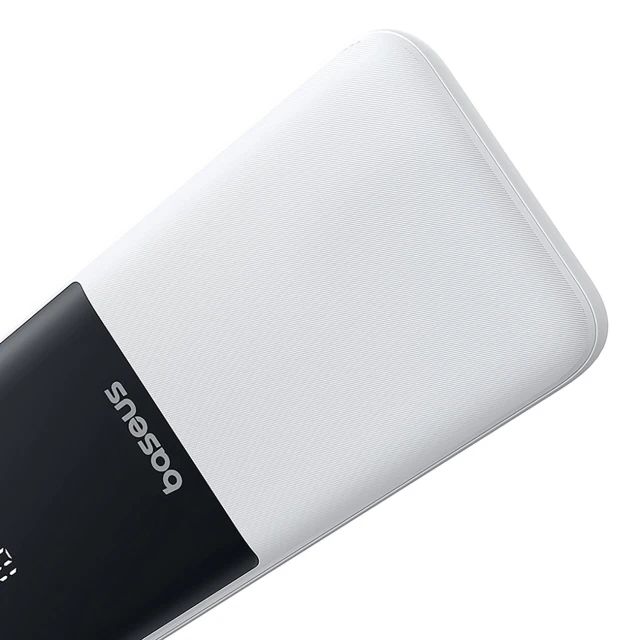 Powerbank Baseus Lipow 10000mAh 22.5W з двома вбудованими кабелями з кабелем Baseus Simple USB-A - USB-C 20cm білий (P10079101213-00)