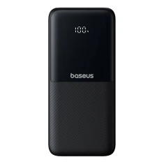 Powerbank Baseus Lipow 10000mAh 22.5W з подвійним вбудованим кабелем з дисплеєм Black (P10079101123-00)