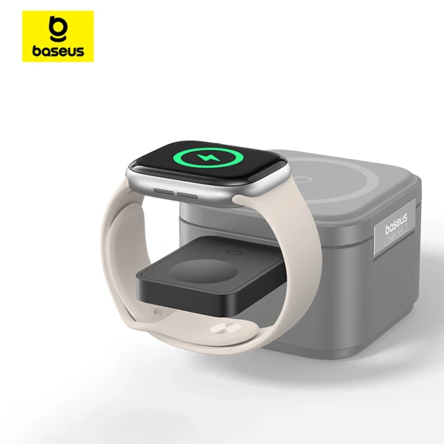 Бездротовий зарядний пристрій Baseus MagPro для Apple Watch Black with MagSafe (P10264106123-00)