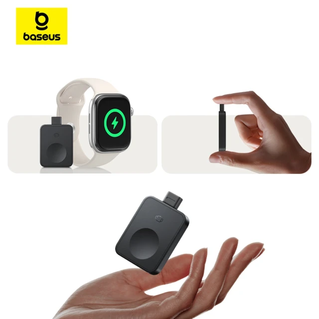 Бездротовий зарядний пристрій Baseus MagPro для Apple Watch Black with MagSafe (P10264106123-00)