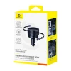 Автомобільний зарядний пристрій Baseus Enjoyment Max PD/QC 60W with Built-in USB-C/Lightning Cable Black (C00035507121-00)