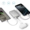 Powerbank Baseus PicoGo 10000mAh 45W з цифровим дисплеєм з вбудованим кабелем USB-C Grey (6932172684259)