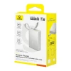 Powerbank Baseus PicoGo 10000mAh 45W з цифровим дисплеєм з вбудованим кабелем USB-C Grey (6932172684259)