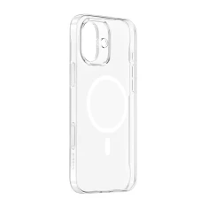 Чохол Baseus TouchButton для iPhone 16 Transparent with MagSafe (P60114408201-04)