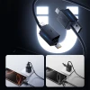 Кабель Baseus Versatile 60W USB-C - USB-C з адаптерами USB-A і Lightning 0.6 м Black (6932172684655)