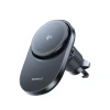 Автотримач Baseus PrimeTrip VC1 Pro з бездротовою зарядкою Qi2 на дефлектор Black (6932172685973)