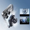 Автотримач Baseus PrimeTrip VC1 Pro з бездротовою зарядкою Qi2 на дефлектор Black (6932172685973)