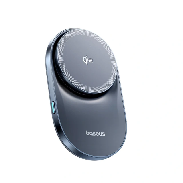 Автотримач Baseus PrimeTrip VC1 Pro з бездротовою зарядкою Qi2 на дефлектор Black (6932172685973)