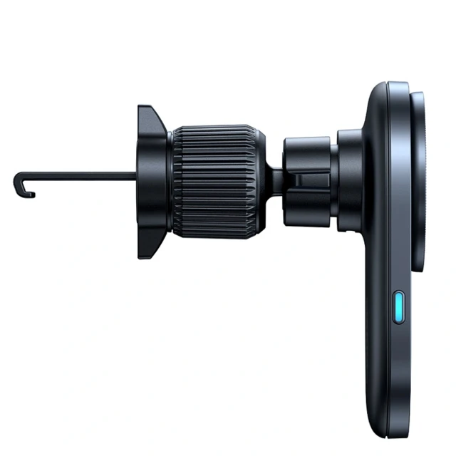 Автотримач Baseus PrimeTrip VC1 Pro з бездротовою зарядкою Qi2 на дефлектор Black (6932172685973)