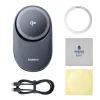 Автотримач Baseus PrimeTrip VC1 Pro з бездротовою зарядкою Qi2 на дефлектор Black (6932172685973)