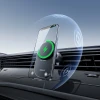 Автотримач Baseus PrimeTrip VC1 Pro з бездротовою зарядкою Qi2 на дефлектор Black (6932172685973)