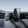 Автотримач Baseus PrimeTrip VC1 Pro з бездротовою зарядкою Qi2 на дефлектор Black (6932172685973)