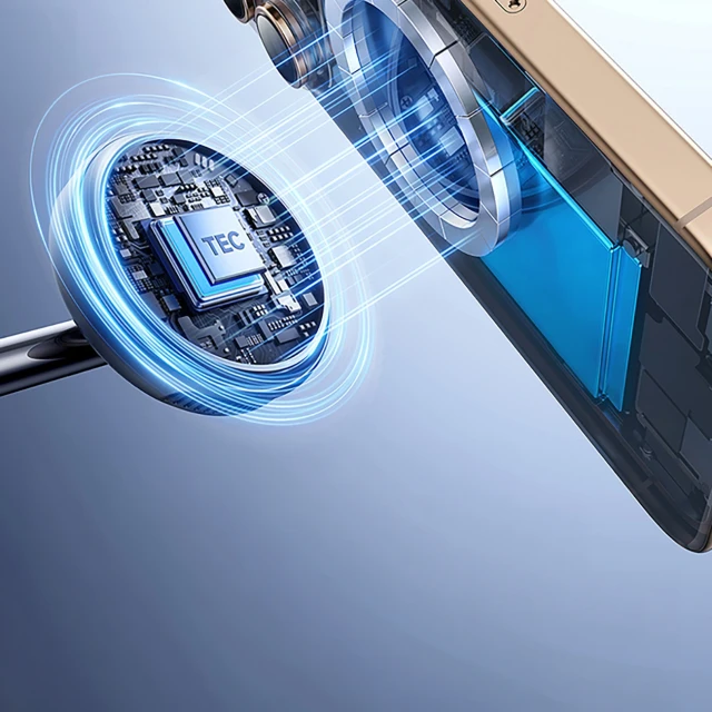 Бездротова зарядка Baseus EnerFill FS41 3в1 з охолодженням, вилкою EU 45W і кабелем USB-C до USB-C Black (6932172686710)