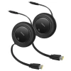 Кабель Baseus Free2Pull 100W USB-C - USB-C 2m (2 pack) Black (6932172687687)
