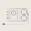 Зарядна станція Baseus NOMOS ND11 67W 6в1 бездротова з двома розетками AC Black (6932172689704)