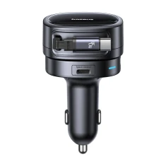 Автомобільна зарядка Baseus PrimeTrip VR1 60W USB-A USB-C з кабелем USB-C Чорний (6932172690274)