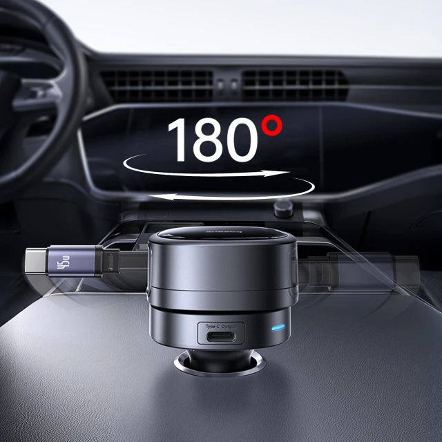 Автомобільна зарядка Baseus PrimeTrip VR1 60W USB-A USB-C з кабелем USB-C Чорний (6932172690274)