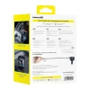 Автомобільна зарядка Baseus PrimeTrip VR1 60W USB-A USB-C з кабелем USB-C Чорний (6932172690274)