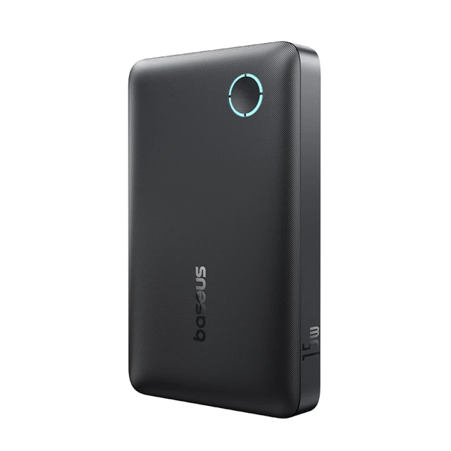 Powerbank Baseus EnerFill FP11 10000mAh 15W з чорним кабелем Simple USB-C - USB-C 20V/3A 30cm Black (6932172690298)