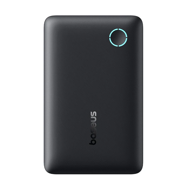 Powerbank Baseus EnerFill FP11 10000mAh 15W з чорним кабелем Simple USB-C - USB-C 20V/3A 30cm Black (6932172690298)