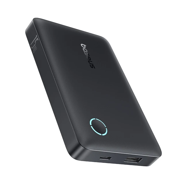 Powerbank Baseus EnerFill FP11 10000mAh 15W з чорним кабелем Simple USB-C - USB-C 20V/3A 30cm Black (6932172690298)