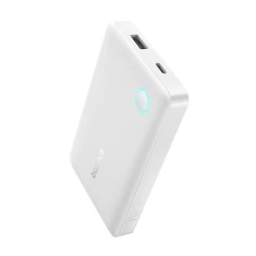 Powerbank Baseus EnerFill FP11 10000mAh 15W с белым кабелем USB-C 20V/3A 30см White (6932172690311)