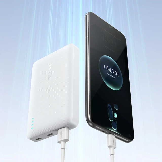 Powerbank Baseus EnerFill FP21 10000mAh 22.5W USB-A - USB-C White (6932172690328)