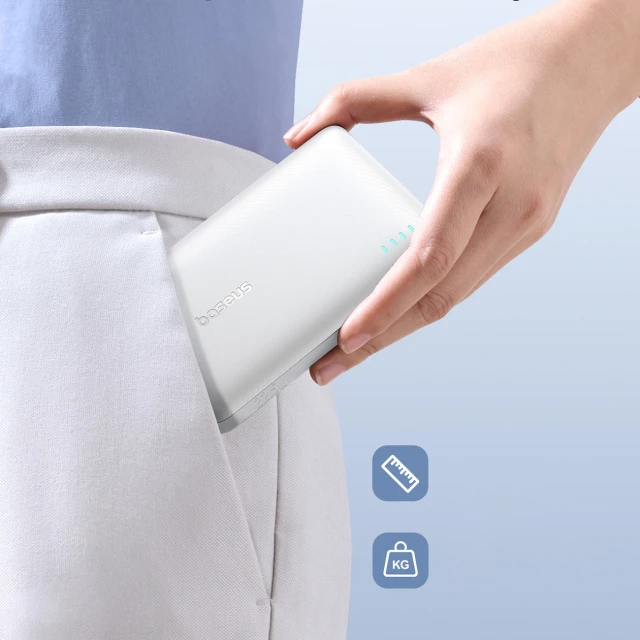 Powerbank Baseus EnerFill FP21 10000mAh 22.5W USB-A - USB-C White (6932172690328)