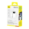 Powerbank Baseus EnerFill FC31 QPow3 10000mAh 45W з цифровим дисплеєм з 2 вбудованими кабелями USB-C White (6932172691073)