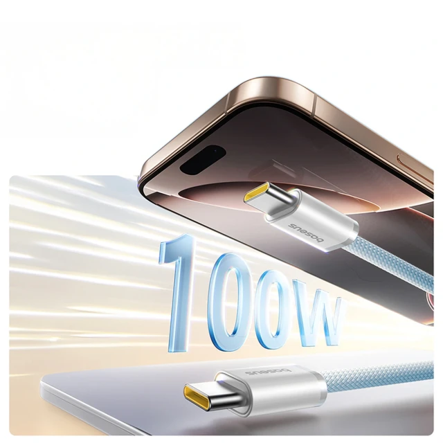 Кабель Baseus Dynamic 4 Pro 100W USB-C - USB-C 1m синий (P10385200311-00)