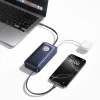 Powerbank Baseus EnerCore CR11 20000mAh 100W зі згортуваними кабелями USB-C Black (6932172691943)