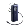 Powerbank Baseus EnerCore CR11 20000mAh 100W зі згортуваними кабелями USB-C Black (6932172691943)