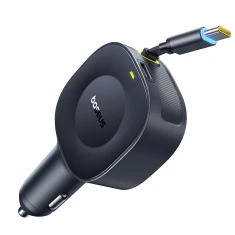 Автомобільний зарядний пристрій Baseus PrimeTrip VR2 30W з кабелем USB-C чорний (6932172692216)
