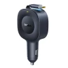 Автомобільний зарядний пристрій Baseus PrimeTrip VR2 30W з кабелем USB-C чорний (6932172692216)