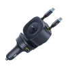 Автомобільний зарядний пристрій Baseus PrimeTrip VR2 Max 60W з кабелями USB-C чорний (6932172692223)