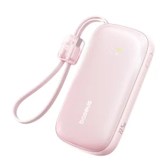 Powerbank Baseus EnerFill FC21 Qpow 3 Ultra 20000mAh 22.5W з дисплеєм з кабелем Pink (E0027M02)