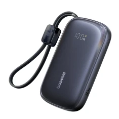 Powerbank Baseus EnerFill FC21 Qpow 3 Ultra 20000mAh 22.5W з дисплеєм з кабелем Black (E0027M00)