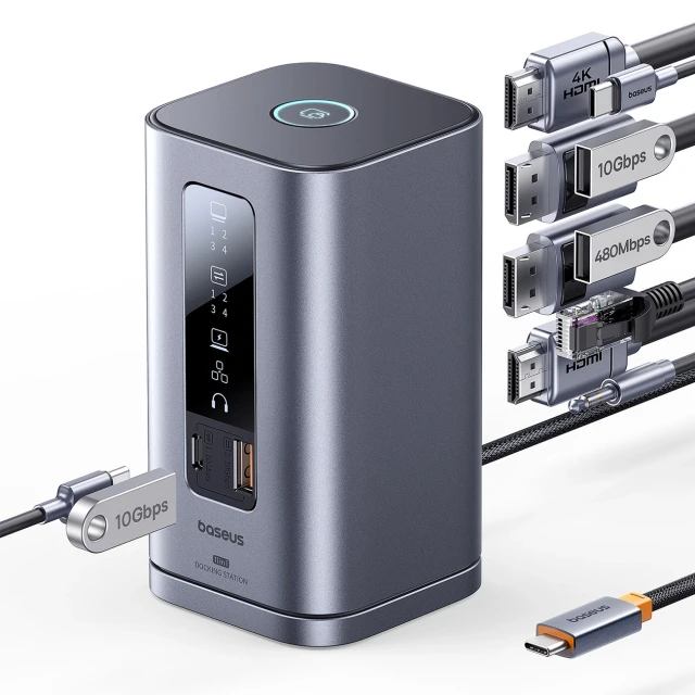USB-хаб Baseus Spacemate RD1 11в1 USB-C (6932172693077)