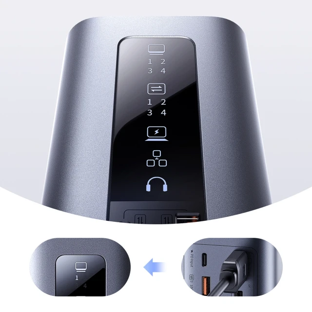 USB-хаб Baseus Spacemate RD1 11в1 USB-C (6932172693077)