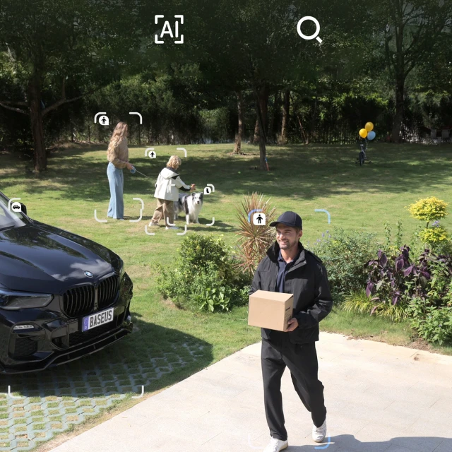 Зовнішня камера Baseus Security X1 Pro Dual Camera 3K White (6932172694814)