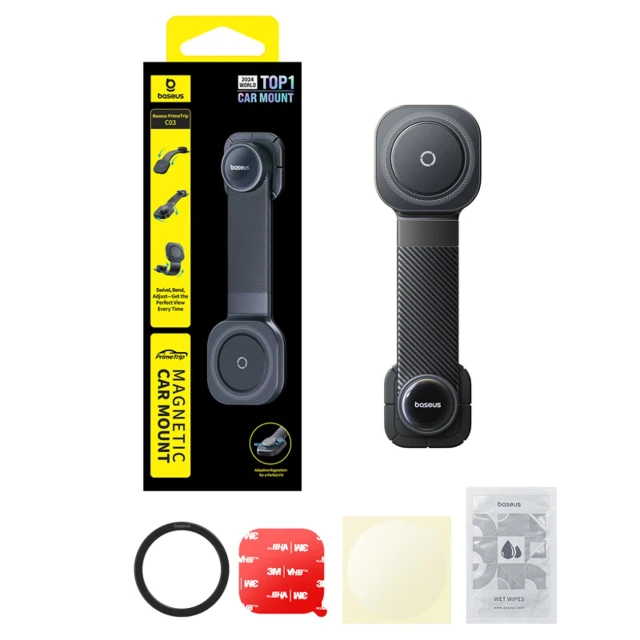 Автодержатель Baseus PrimeTrip C03 Black with MagSafe (C0013601)