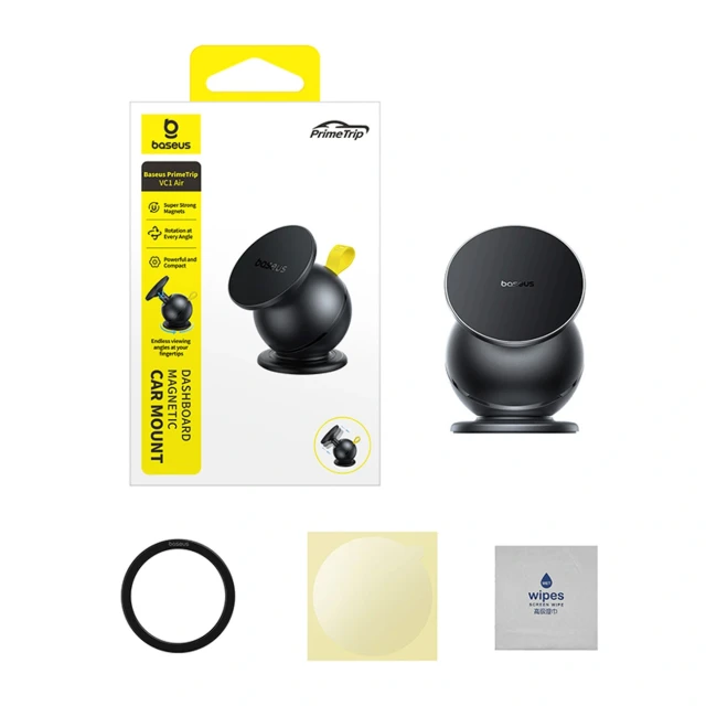 Автотримач Baseus PrimeTrip VC1 Air Black with MagSafe (C0013901)