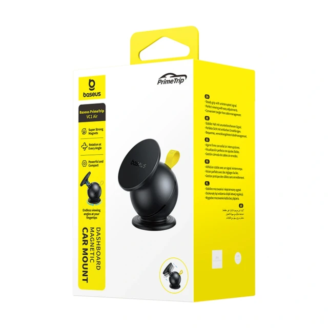 Автотримач Baseus PrimeTrip VC1 Air Black with MagSafe (C0013901)