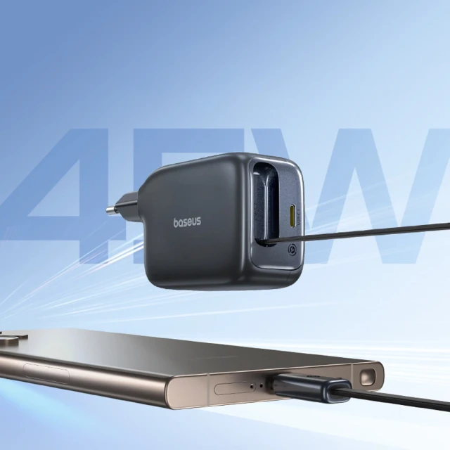 Зарядний пристрій Baseus EnerCore CJ11 45W USB-C Black (E0120G00)