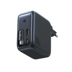 Мережевий зарядний пристрій Baseus EnerCore CJ11 100W USB-A/USB-C зі згортаємим кабелем USB-C Black (5932172695606)